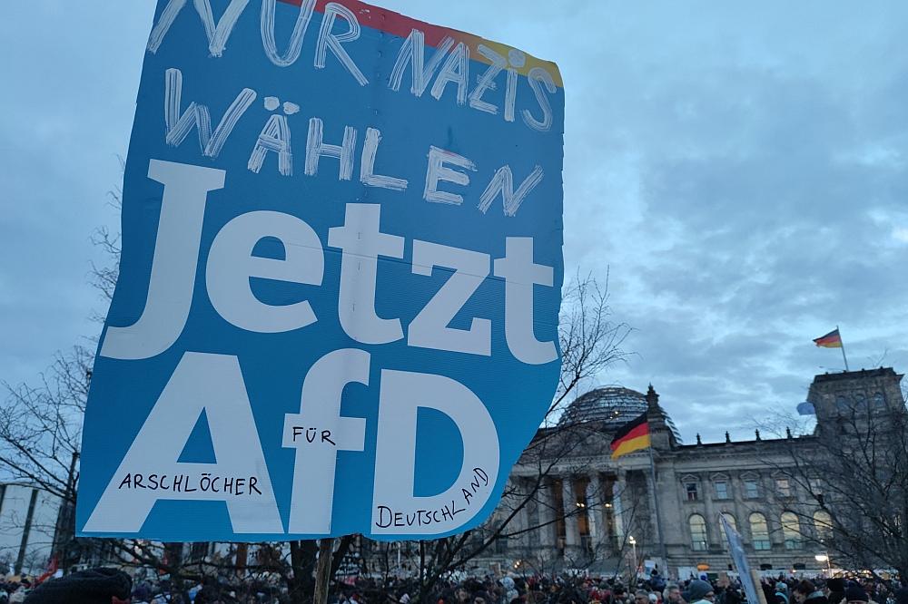 Demo gegen Rechtsextremismus am 21.01.2024