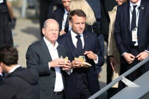 Emmanuel Macron und Olaf Scholz (Archiv)