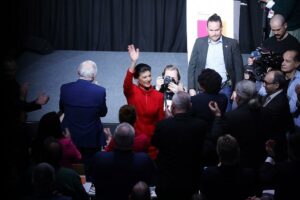Sahra Wagenknecht beim Gründungsparteitag des BSW (Archiv)