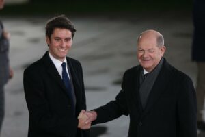 Gabriel Attal und Olaf Scholz am 05.02.2024