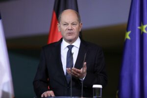 Olaf Scholz im Februar 2024