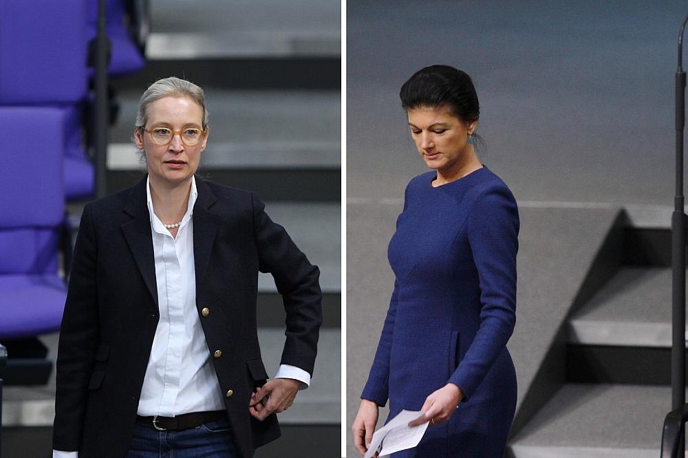 Alice Weidel und Sahra Wagenknecht (Archiv)