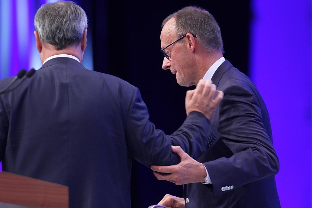 Markus Söder und Friedrich Merz (Archiv)