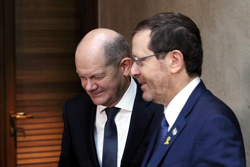 Olaf Scholz und Isaac Herzog (Archiv)