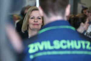 Nancy Faeser informiert sich über Zivilschutz (Archiv)