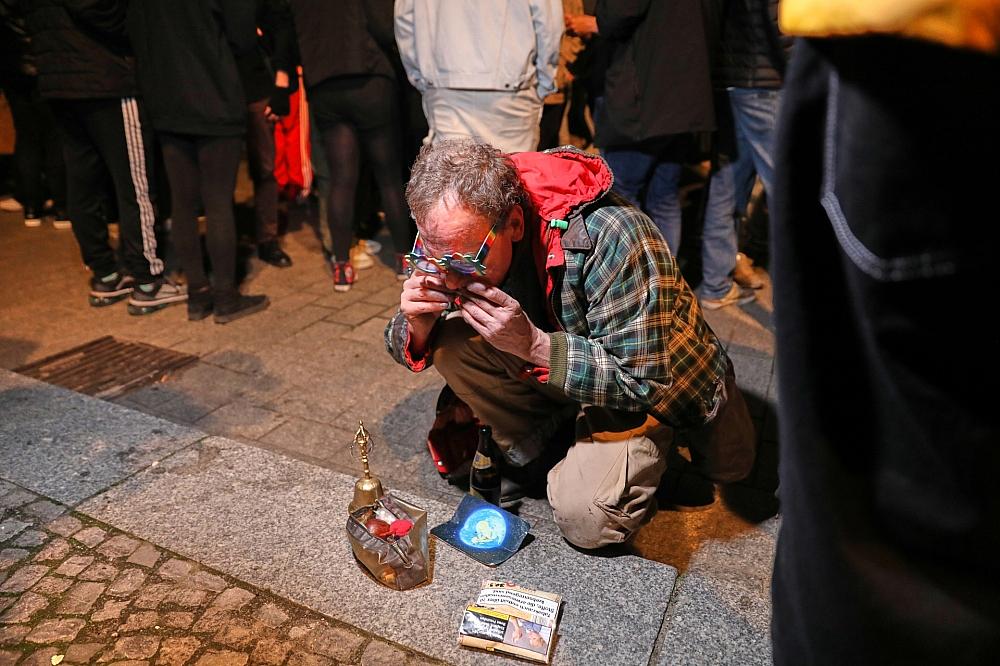 "Smoke-in" vor dem Brandenburger Tor (Archiv)