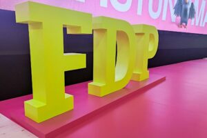 FDP-Logo auf Parteitag (Archiv)