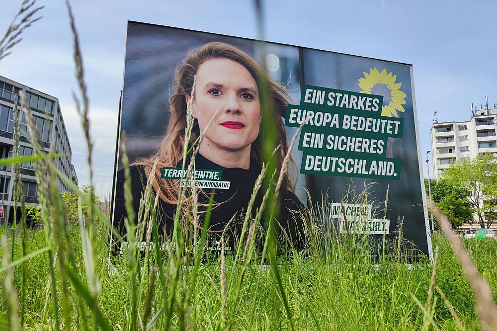 Grünen-Wahlplakat zur Europawahl (Archiv)