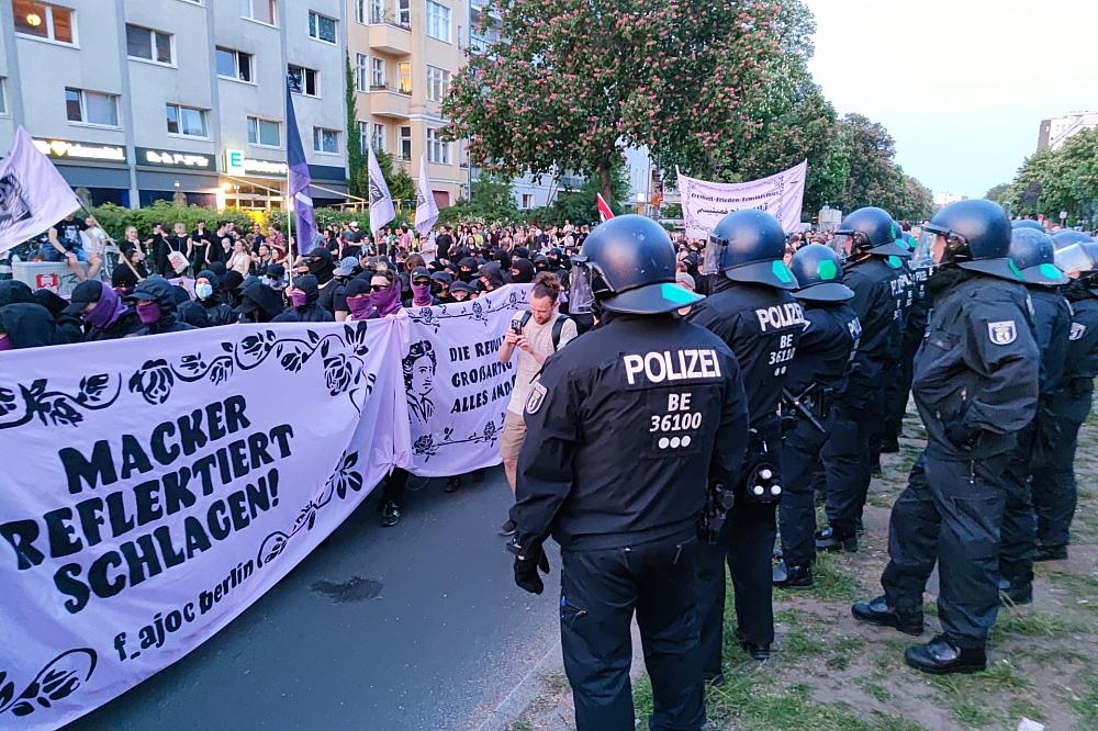 1.-Mai-Demo in Berlin am 01.05.2024