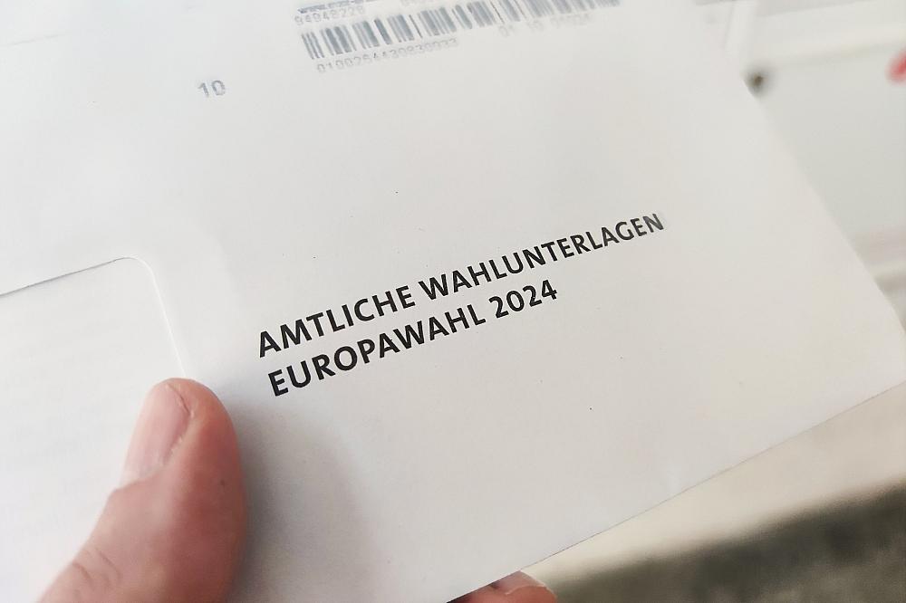 Wahlunterlagen zur Europawahl 2024 (Archiv)