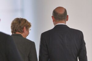 Viola Amherd und Olaf Scholz am 15.05.2024