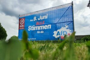 AfD-Wahlplakat in Mecklenburg-Vorpommern am 19.05.2024