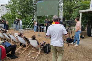 Public Viewing im Berliner Biergarten BRLO (Archiv)