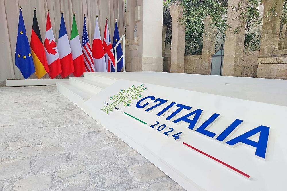 Logo von G7-Gipfel im Juni 2024