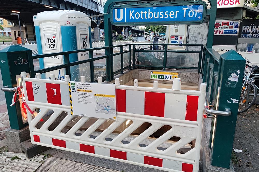 U-Bahnhof Kottbusser Tor am 22.06.2024