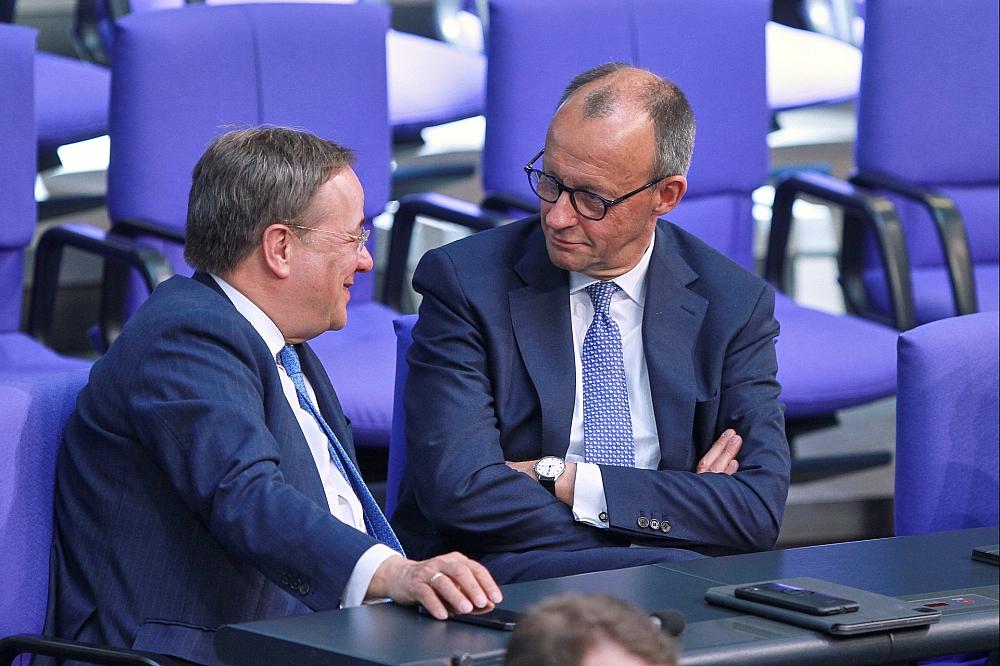 Armin Laschet und Friedrich Merz (Archiv)