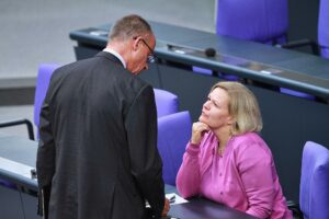 Friedrich Merz und Nancy Faeser am 03.07.2024