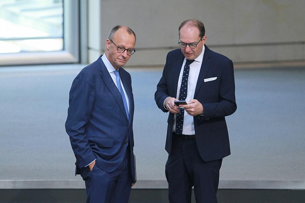 Friedrich Merz und Alexander Dobrindt (Archiv)