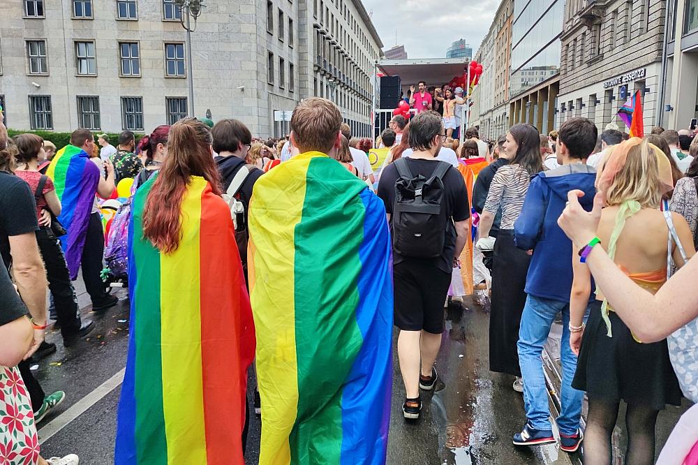 Parade zum Christopher-Street-Day am 27.07.2024