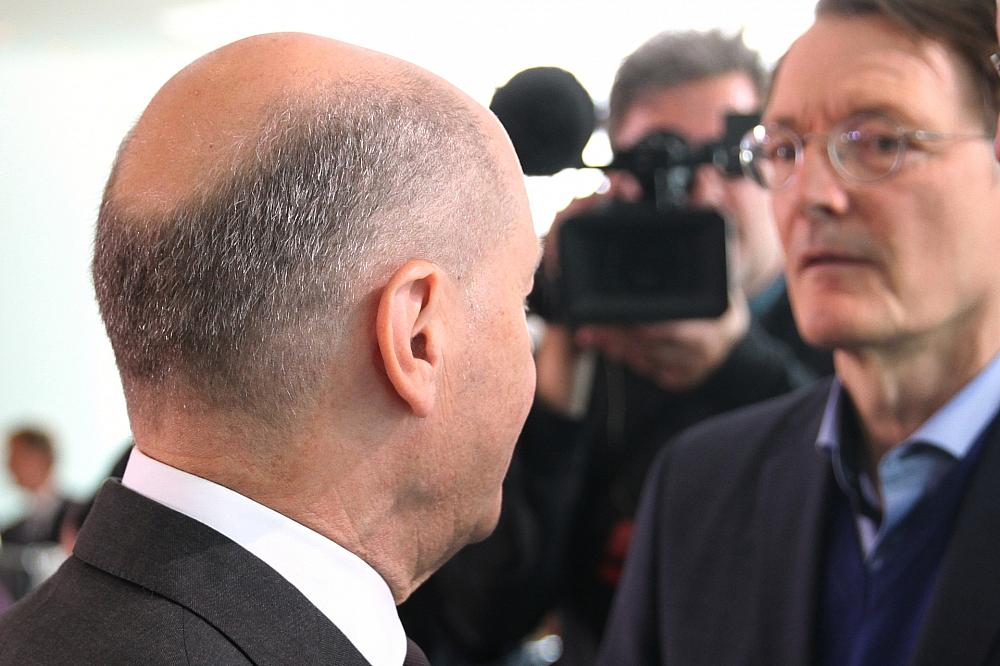 Olaf Scholz und Karl Lauterbach (Archiv)