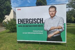 CDU-Wahlplakat zur Landtagswahl in Sachsen (Archiv)