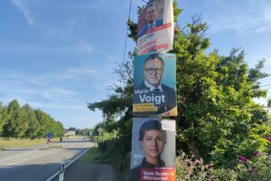 Wahlplakate mit Sahra Wagenknecht