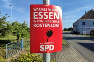 SPD-Wahlplakat zur Landtagswahl in Thüringen (Archiv)