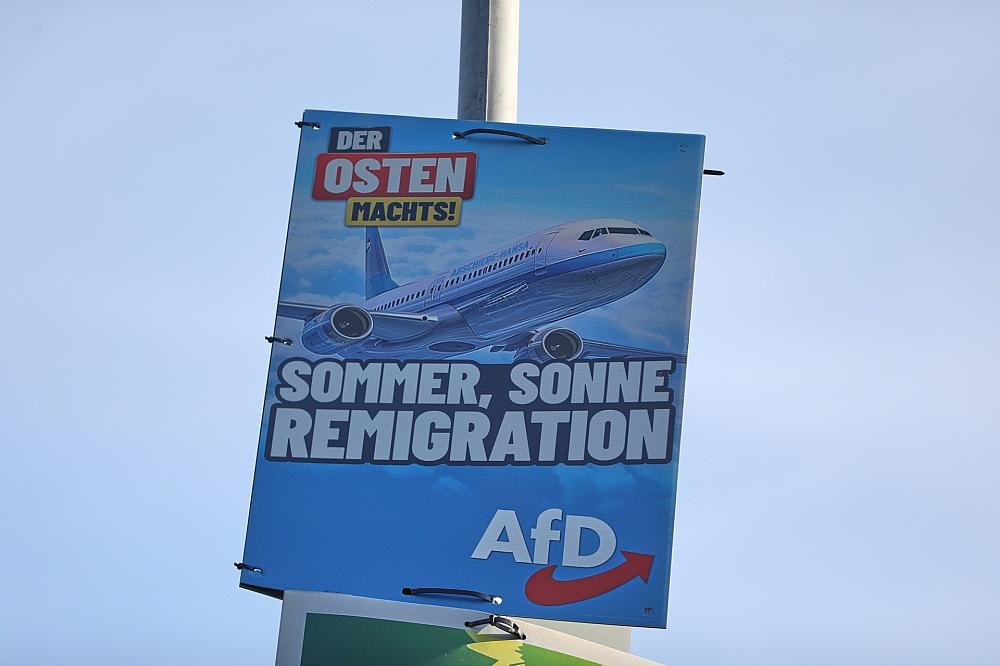 AfD-Wahlplakat zur Landtagswahl in Thüringen (Archiv)