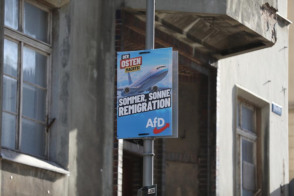 AfD-Wahlplakat zur Landtagswahl in Thüringen (Archiv)