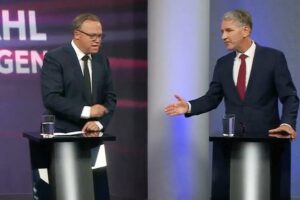 TV-Duell im MDR-Fernsehen (Archiv)