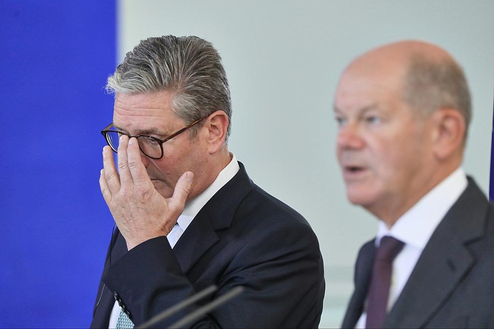 Keir Starmer und Olaf Scholz am 28.08.2024