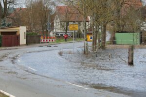 Hochwasserlage im Landkreis Mansfeld-Südharz (Archiv)