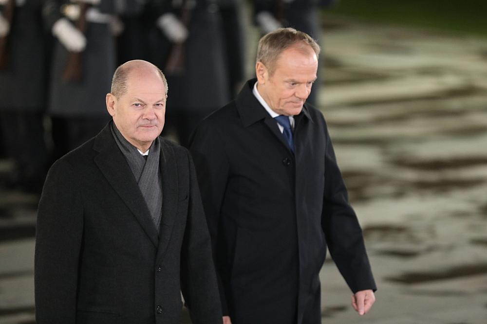 Olaf Scholz und Donald Tusk (Archiv)