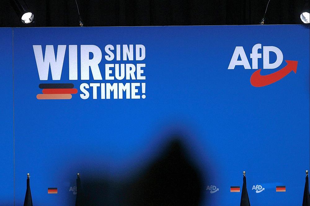 AfD-Logo und Slogan (Archiv)