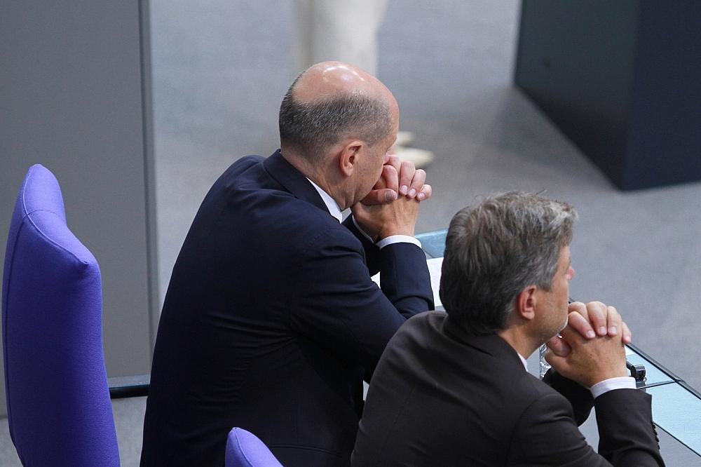 Olaf Scholz und Robert Habeck (Archiv)