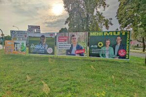 Wahlplakate zur Landtagswahl in Brandenburg (Archiv)