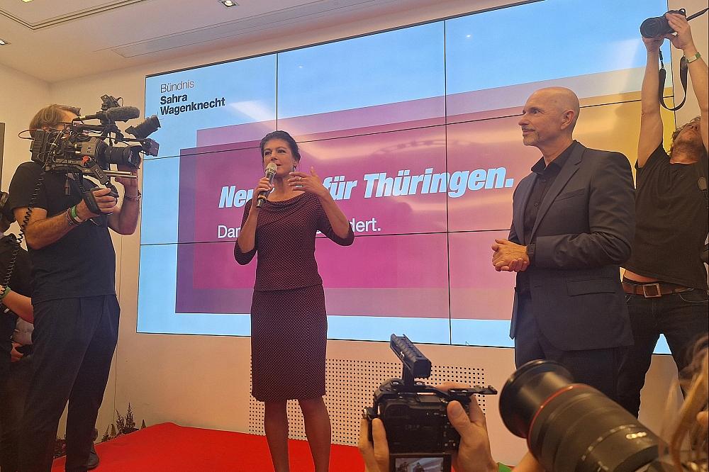 Sahra Wagenknecht am 01.09.2024