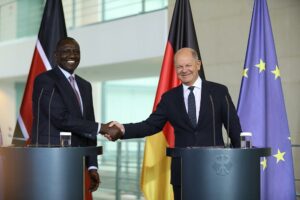 William Ruto und Olaf Scholz am 13.09.2024