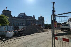 Baustelle vor Deutschem Bundestag (Archiv)