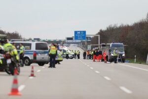 Unfall auf der A 9 bei Leipzig (Archiv)