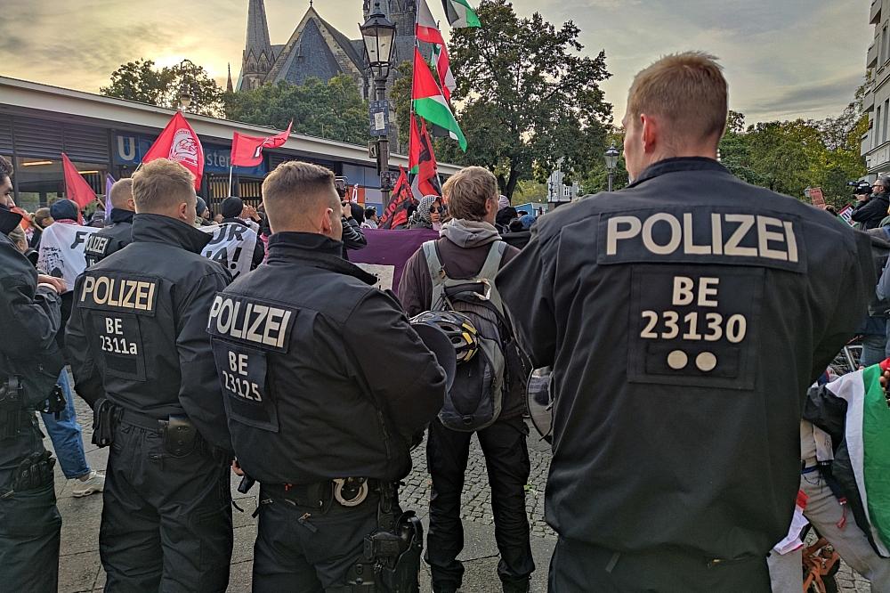 Pro-Palästina-Demo in Berlin am 07.10.2024