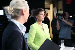 Alice Weidel und Sahra Wagenknecht am 09.10.2024