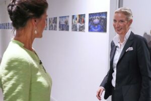 Sahra Wagenknecht und Alice Weidel am 09.10.2024