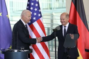 Joe Biden und Olaf Scholz am 18.10.2024