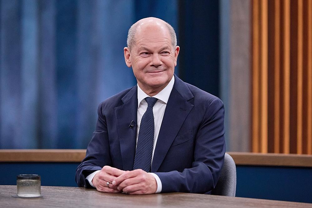 Olaf Scholz bei Caren Miosga am 10.11.2024