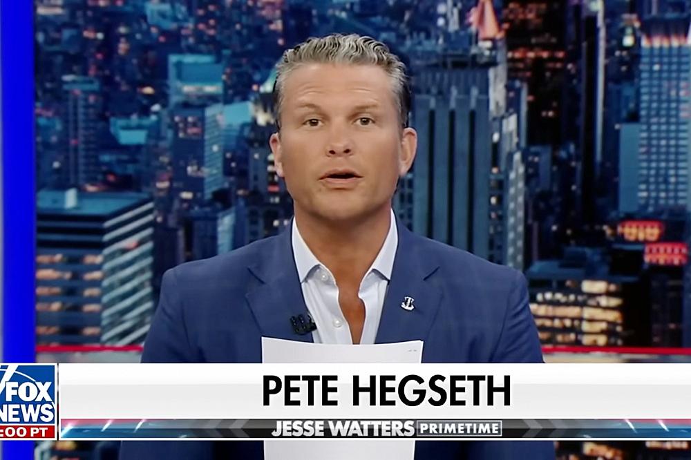 Pete Hegseth als Moderator auf Fox News (Archiv)