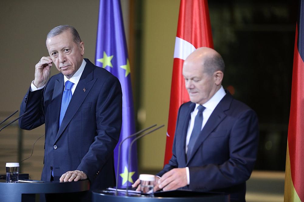 Erdogan und Scholz (Archiv)