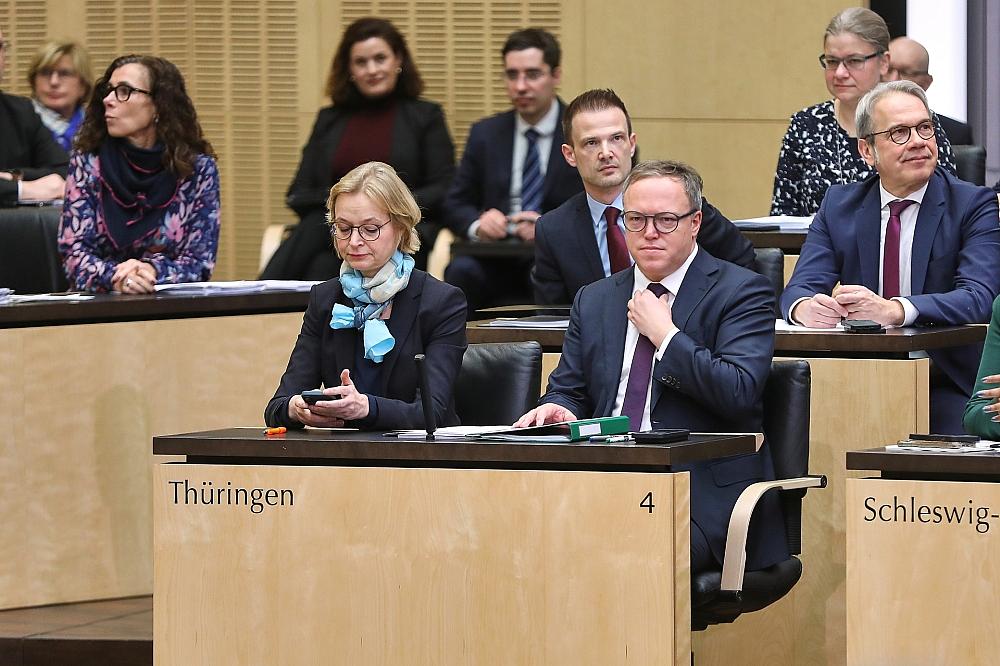 Thüringer Regierung im Bundesrat am 20.12.2024