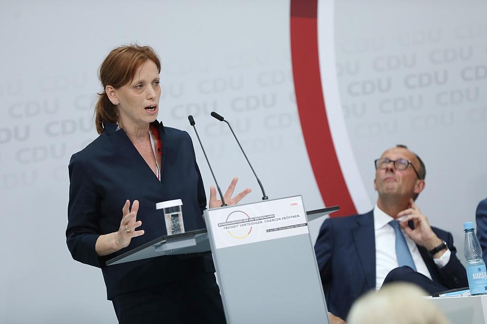 Karin Prien und Friedrich Merz (Archiv)