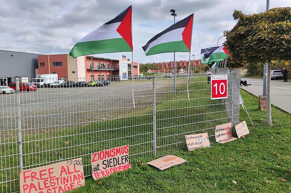 Pro-Palästina-Protest vor Linken-Parteitag (Archiv)